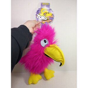 NOS Vintage Toko The Absurd Bird Toucan Squawking Hand Puppet Pink